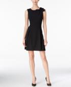 Jessica Howard Petite Bow-accent Fit & Flare Dress