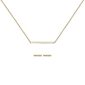 Kitsch Insta Collection Bar Necklace And Earring Box