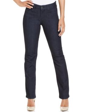 Nydj Barbara Bootcut-leg Jeans, Dark Enzyme Wash