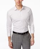 Alfani Spectrum Slim-fit White Dot Print Dress Shirt, Only At Macy's