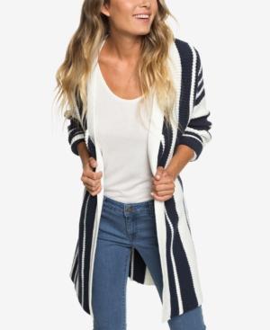Roxy Juniors' Striped Cardigan