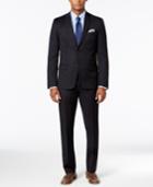 Tommy Hilfiger Men's Slim-fit Performance Stretch Dark Navy Solid Suit