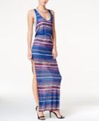 Chelsea Sky Printed Layered Maxi Dress, Only At Macy's