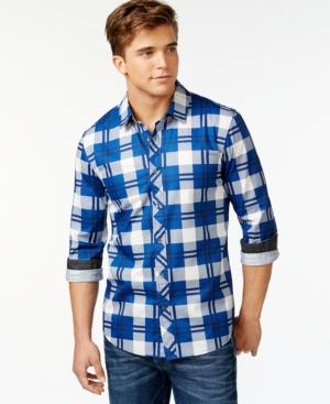 Long-sleeve Grant Coated Cotton Shirt