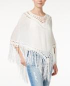 Collection Xiix Crochet Insert Poncho