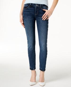 Guess Studded-side Skinny Jeans