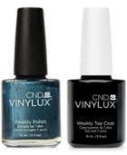 Creative Nail Design Vinylux Fern Flannel Nail Polish & Top Coat (two Items), 0.5-oz, From Purebeauty Salon & Spa