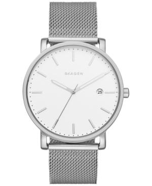 Skagen Men's Hagen Stainless Steel Mesh Bracelet Watch 40mm Skw6281
