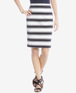 Karen Kane Striped Pencil Skirt