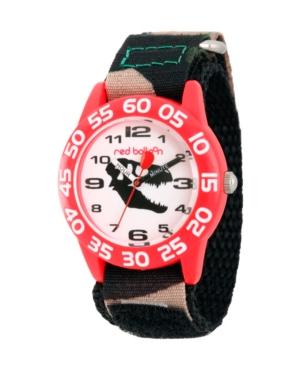Red Balloon Dinosaur Boys' Red Plastic Time Teacher Watch