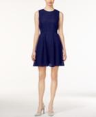 Maison Jules Sleeveless Lace Fit & Flare Dress, Only At Macy's