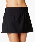 Swim Solutions Zip-pocket Swim Skort Women's Swimsuit