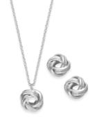 Giani Bernini Love Knot Jewelry Set In Sterling Silver