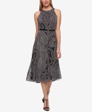 Tommy Hilfiger Chiffon Paisley-print Midi Dress