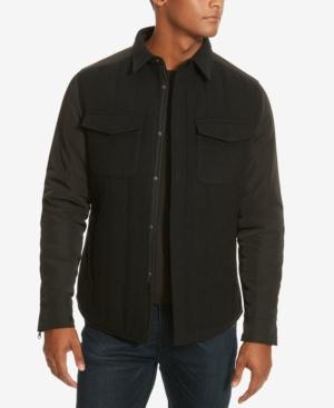 Kenneth Cole New York Men's Mixed-media Bomber Jacket