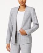 Tommy Hilfiger Plaid Open-front Jacket