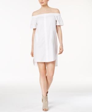 Bar Iii Off-the-shoulder Shift Dress, Created For Macy's