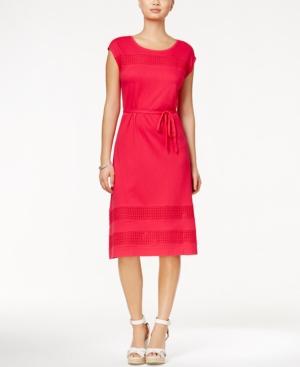 Tommy Hilfiger Leta Cap-sleeve A-line Dress
