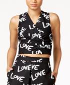 Rachel Rachel Roy Zip-back Crop Top, Only At Macy's