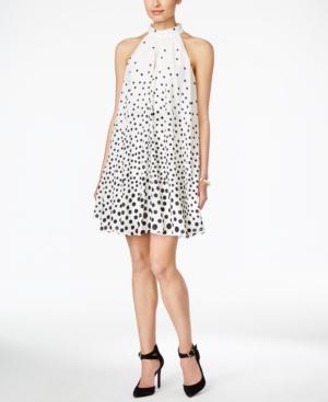 Jessica Simpson Dot-print Trapeze Dress
