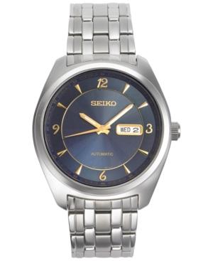 Seiko Men's Automatic Recraft Series Stainless Steel Bracelet Watch 45mm Snkp01