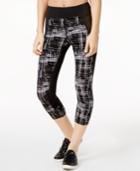 Calvin Klein Performance Sketchbook Printed Cropped Leggings