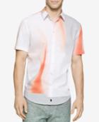 Calvin Klein Men's Gradient Block Print Short-sleeve Shirt