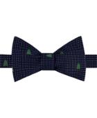 Tommy Hilfiger Men's Dot Tree Print To-tie Bow Tie