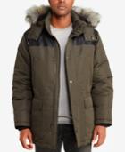 Sean John Men's Faux-fur Trimmed Parka