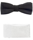 Inc International Concepts Men's Velvet Pre-tied Bow Tie And Pocket Square Set, Only At Macy's
