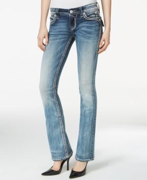 Rock Revival Bootcut Embellished Medium Blue Wash Jeans