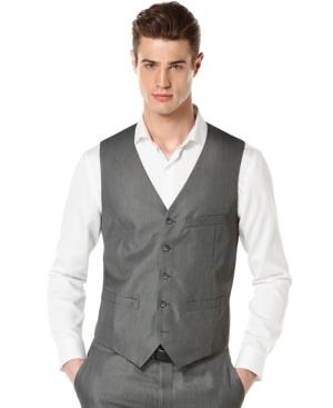Perry Ellis Pinstriped Vest