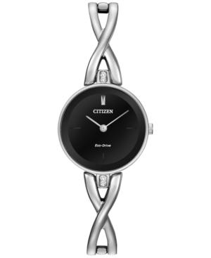 Citizen Women's Eco-drive Stainless Steel Bangle Bracelet Watch 23mm Ex1420-50e