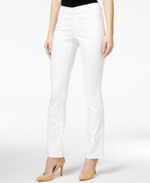 Vintage America Boho Straight Ankle White Wash Jeans