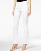 Vintage America Boho Straight Ankle White Wash Jeans