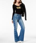 Guess Button-side Flare-leg Jeans