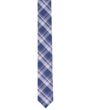 Original Penguin Men's Percy Plaid Skinny Tie