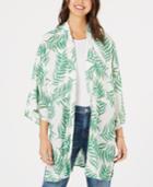 Say What? Juniors' Tropical-print Kimono