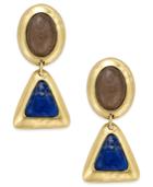 Stephanie Kantis Gold-tone Stone Geometric Drop Earrings