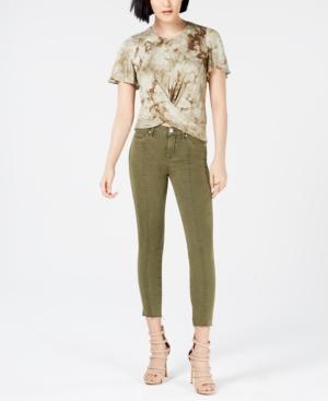 Hudson Jeans Nico Cropped Lace-up Skinny Jeans