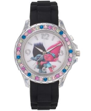 Dreamworks Trolls Women's Black Silicone Strap Watch 36mm Trlaq16088fl