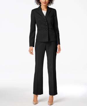 Le Suit Damask Stripe Pantsuit
