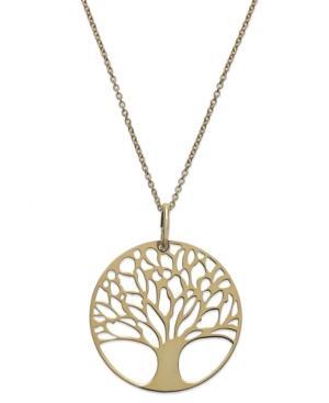 Giani Bernini 24k Gold Over Sterling Silver Tree Of Life Pendant Necklace