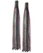 Inc International Concepts Multi-tone Chain Tassel Linear Drop Earrings, Created For Macy's