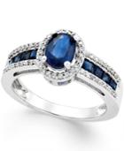 Sapphire (1-3/4 Ct. T.w.) And Diamond (1/4 Ct. T.w.) Ring In 14k Gold (also In Emerald)