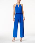 Thalia Sodi Belted Halter Jumpsuit, Only At Macy's