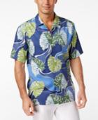 Tommy Bahama Men's Salsa Fronds Tropical-print Silk Short-sleeve Shirt
