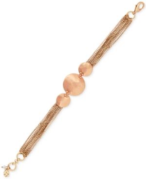 Lucky Brand Rose Gold-tone Chain Bracelet