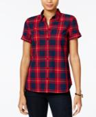 Tommy Hilfiger Jolene Sofia Plaid Shirt, Only At Macy's