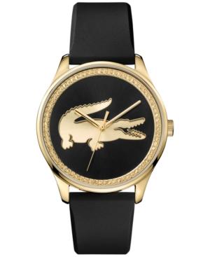 Lacoste Women's Victoria New Black Rubber Strap Watch 38mm 2000968